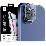 Folie Protectie Camera spate Mocolo pentru Apple iPhone 12 Pro, Sticla securizata, 9H, 2.5D