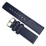 Curea Ceas Piele Bleumarin cu telescoape Quick Release 18mm 20mm 22mm