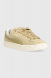 Puma sneakers din piele Suede XL culoarea bej 395205