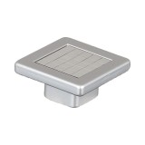 Cumpara ieftin Buton pentru mobila patrat, cu model, X2-102, saten + crom