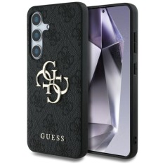 Husa pentru Samsung Galaxy S25 Plus - Guess Hardcase 4G Big Metal Logo (GUHCS25M4GMGGR) - Black