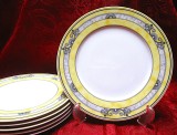 SET FARFURII PORTELAN TIRSCHENREUTH BAVARIA BOUQUET FARFURII TORT MIC DEJUN 21CM