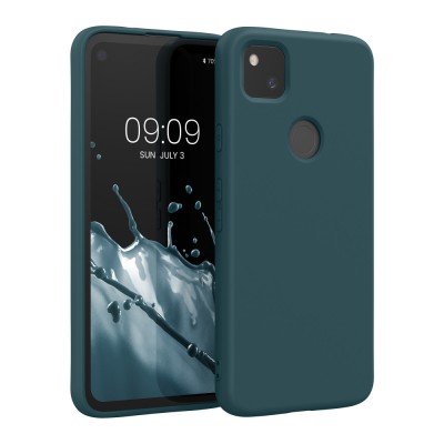 Husa pentru Google Pixel 4a, Silicon, Verde, 52622.57 foto