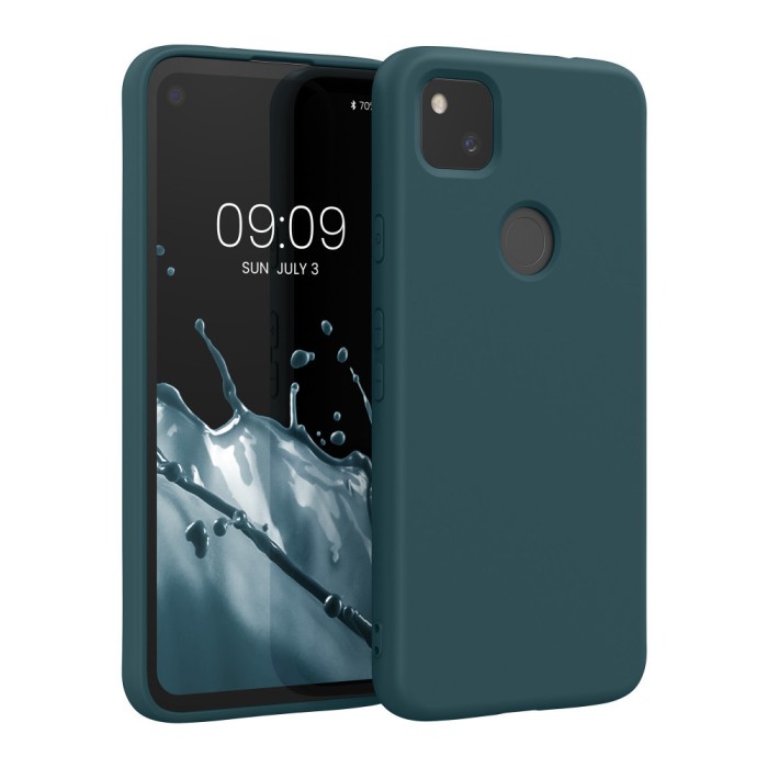Husa pentru Google Pixel 4a, Silicon, Verde, 52622.57