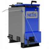 Cazan Lemn/Combustibil Solid NEUS Mine 24kW, Otel 4mm, Focar 95L, Autonomie 12h, Incalzire 160-210m&sup2;