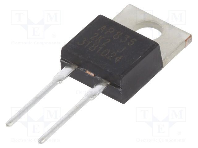 Rezistor ARCOL 2,2k&Omega; 35W THT TO220 thick film &plusmn;5% -65&divide;150&deg;C