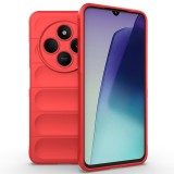 Husa antisoc pentru xiaomi redmi 14c, margini striate, magic shield, red