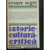 ISTORIE CULTURA CRITICA - CESARE SEGRE