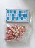 Loto cu numere / BINGO - numere de lemn, cartonase de carton, joc de masa