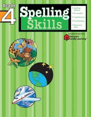 Spelling Skills: Grade 4 (Flash Kids Harcourt Family Learning) foto
