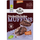 Mix Spelta Ciocolata Bauckhof Bio Demeter Eco pentru Muffins - Preparare Rapida, Vegan