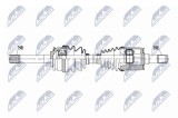 Planetara Hyundai Terracan 2.9 Crdi, 3.5 V6 2001-2006; partea din fata, stanga, cutie viteze manuala / automata; 51610-H1000; NTY, aftermarket