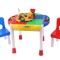Masa tip lego cu 2 scaune incluse Lele Brother