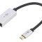 Adaptor DisplayPort 1.4 HDCP 2.2 Aurit 0.15m Negru Argintiu