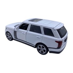 Macheta metal replica Range Rover alb cu lumini si sunet