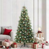 VidaXL Brad de Crăciun artificial cu ramuri articulare Verde 210 cm 3397435