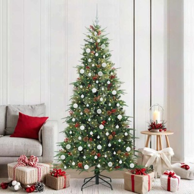 vidaXL Brad de Crăciun artificial cu ramuri articulare Verde 210 cm 3397435 foto