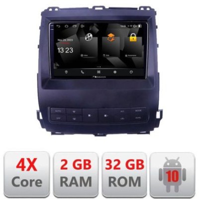 Navigatie Toyota Prado J120 2002-2009 5230- j120 Android Ecran 720P Quad Core 2+32 carplay android auto v1 CarStore Technology foto