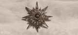 argint BROSA si MEDALION FLOAREA de COLT etnic TRIBALA manopera EXCEPTIONALA rar