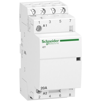 Contactor modular 20A 4ND 220 240V iCT Schneider A9C22824 foto