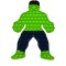 Jucarie senzoriala antistres Push Pop Hulk