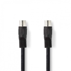 Cablu audio DIN 5 pini T-T 3m Negru, Nedis CAGL20000BK30