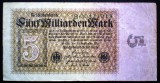 19. GERMANIA 5 MILIARDE MARCI FUNF MILLIARDEN MARK 10.09.1923 SR. 018