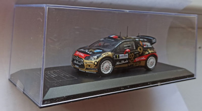 Macheta Citroen DS3 WRC Loeb Rally France 2013 - IXO 1/43 foto