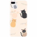 Husa silicon pentru Apple Iphone 8 Plus, Meow