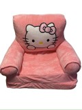 Fotoliu Extensibil Plus Copii Hello Kitty, 50x45/90 cm, Varsta 1-5 Ani, Moale, Confortabil, Sigur, Design Copii
