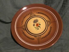 Arta si Design - Tava / Platou / Farfurie din tabla emailata model deosebit !