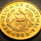 Moneda exotica 1 CENTAVO - GUATEMALA, anul 1969 * cod 3597 = UNC + LUCIU BATERE