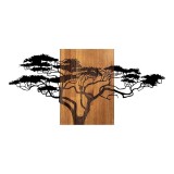 Cumpara ieftin Decoratiune de perete Merzo, Pako World, Lemn de pin, Natural, 144x3x70 cm