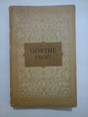 GOETHE - FAUST foto