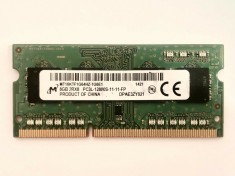 Memorie laptop Micron 8GB DDR3L PC3L-12800S 1600Mhz MT16KTF1G64HZ-1G6E1 foto