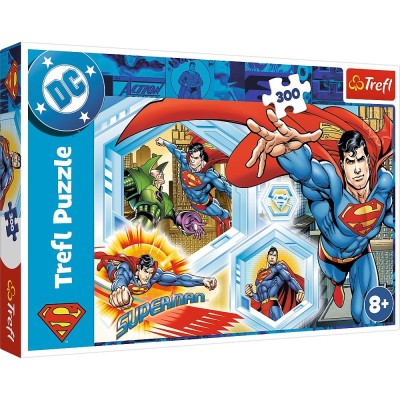 PUZZLE TREFL 300 SUPERMAN INDESTRUCTIBIL foto