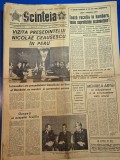 ziarul scanteia 19 septembrie 1973 - vizita lui ceausescu in peru