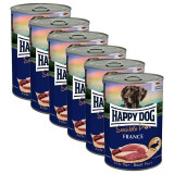 Cumpara ieftin Happy Dog Sensible Pure France 6 x 200 g / rață