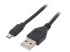 Cablu USB 2.0 A la Micro B Reversibil Aurit, Gembird