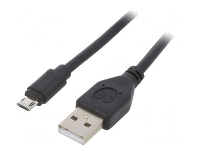 Cablu USB 2.0 A la Micro B Reversibil Aurit foto