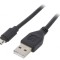 Cablu USB 2.0 A la Micro B Reversibil Aurit