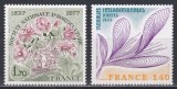 Franta 1977 - Flori, 2 Serii, MNH, Nestampilat