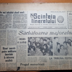 scanteia tineretului 21 decembrie 1963-orasul onesti,baia mare,regiunea galati
