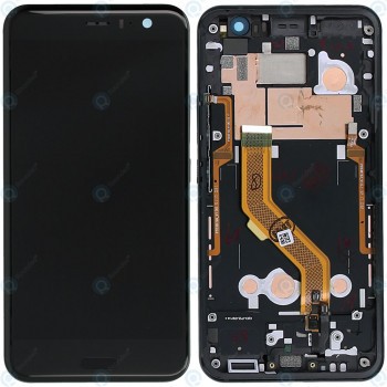 Unitate de afișare HTC U11 complet negru strălucitor 80H02105-01 foto