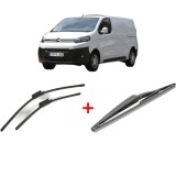 Cumpara ieftin Set 3 stergatoare CITROEN JUMPY III Van (V_) 2016 - 2022, pentru parbriz si luneta, Bosch Twin