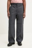 Dickies pantaloni barbati, culoarea gri, drept, DK0A4XK3CH01