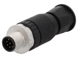 Mufă M12 8 pini tată IP67 pe cablu DeviceNet/CANopen