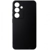 Husa tip capac spate silicon TPU Matte neagra pentru Samsung Galaxy S25