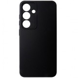 Husa tip capac spate silicon TPU Matte neagra pentru Samsung Galaxy S25