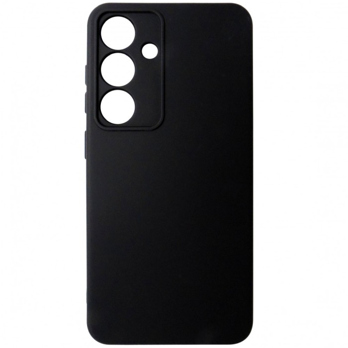 Husa tip capac spate silicon TPU Matte neagra pentru Samsung Galaxy S25